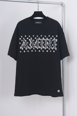 T-Shirt Black & Embroidered Big Logo 2023