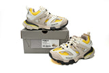 Track Sneakers White Yellow & Brown