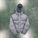 Down Jacket Dark Grey & Vertical Logo 2023