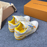 Sneakers White & Yellow Details 2023