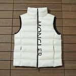 Gilet White & Vertical Logo 2024