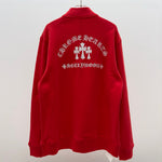 Crewneck Red & Embroidered Logo 2024