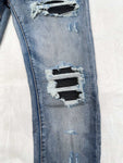 Jeans Blue & Black Patch 2.0 2024