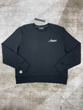 Crewneck Black & White Embroidered Logo 2024