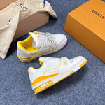 Sneakers White & Yellow Details 2023