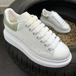 Sneakers White & Green Back 2024