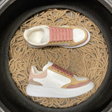 Sneakers White Brown Pink 2024