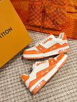 Sneakers White & Orange