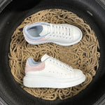 Sneakers White & Pink Velvet Back 2024