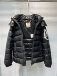 Down Jacket Black Small & Big Logo 2023