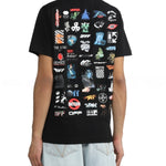 T-Shirt Black & Multi-Back Logos 2024