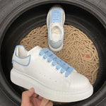 Sneakers White & Light Blue Outline 2024