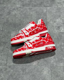 Sneakers Full Monogram Red 2023