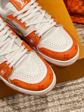 Sneakers White & Orange