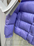 Down Jacket Purple & Double Logo Arm