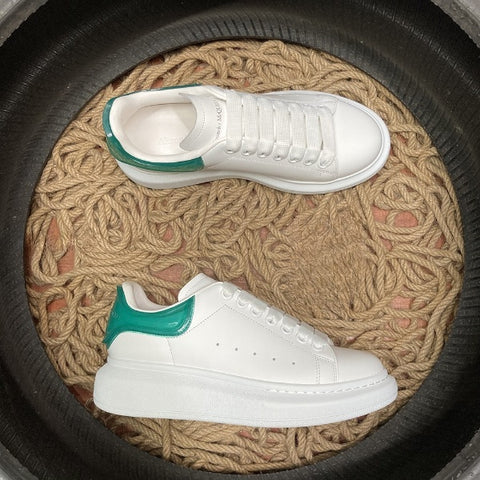 Sneakers White & Rubber Style Back Green 2024