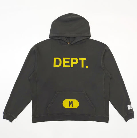 Hoodie Black & Yellow Logo 2024