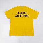 T-Shirt Yellow Upside Down Logo