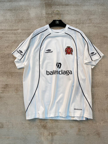 T-Shirt Soccer Style White 2024