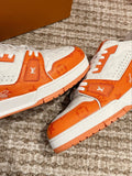 Sneakers White & Orange