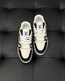 Sneakers White Black & Blue 2024