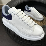 Sneakers White & Purple Velvet Back 2024