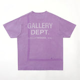 T-Shirt Purple & Faded Logo 2024