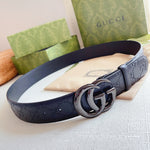 Belt Black Monogram & New Dark Buckle 2024