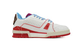 Sneakers White Red & Light Blue Details 2024