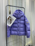 Down Jacket Purple & Double Logo Arm