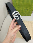 Belt Black Monogram & Silver New Buckle 2024