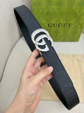 Belt Black Monogram & Silver New Buckle 2024