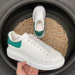 Sneakers White & Rubber Style Back Green 2024