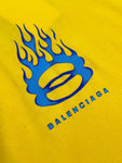 T-Shirt Yellow & Flames Logo 2024