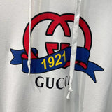 Hoodie White & Red Logo 2023