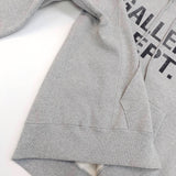 Hoodie Grey & Chest Logo