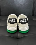 Sneakers White Black & Green 2024