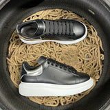 Sneakers Black & Shiny Silver Back 2024