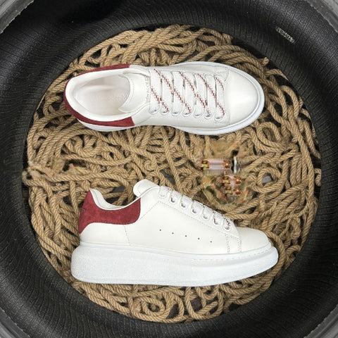 Sneakers White & Velvet Bordeaux 2024