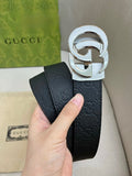 Belt Black Monogram & Silver New Buckle 2024