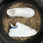 Sneakers White Blue & Shiny Silver 2024