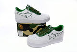 Sneakers White & Green Lines 2024