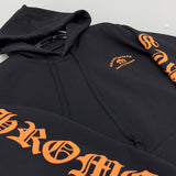 Hoodie Black & Orange Logo 2023