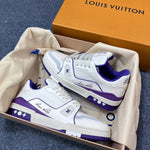 Sneakers White & Purple Details 2023