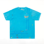 T-Shirt Light Blue Paint Style 2024