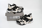 Track Sneakers White Black & Brown