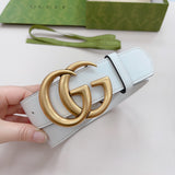 Belt White & Gold Buckle 2024