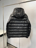 Down Jacket Black Small & Big Logo 2023