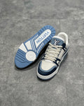 Sneakers White & Double Blue 2023