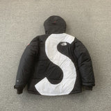 Black Down Jacket Big S